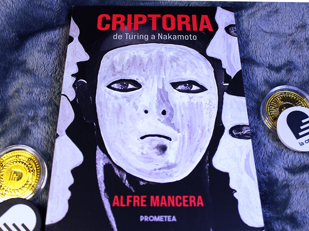 Libro Bitcoin Criptoria frente